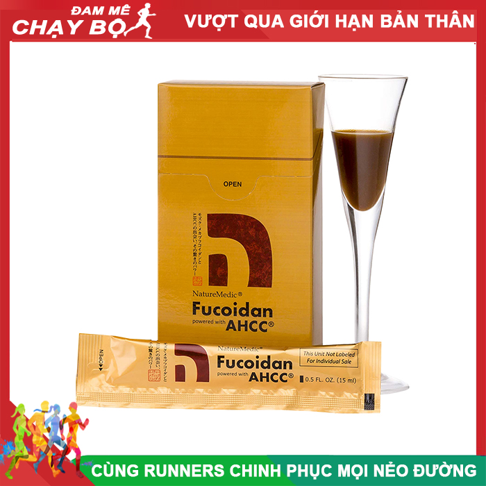 Gel năng lượng cao cấp Fucoidan 3-Plus Nhật Bản. Hộp 10 gói