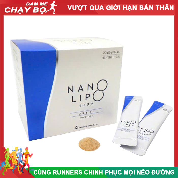 Nano Fucoidan LIPO Nhật Bản - Hỗ trợ điều trị ung thư. Hộp 60 gói