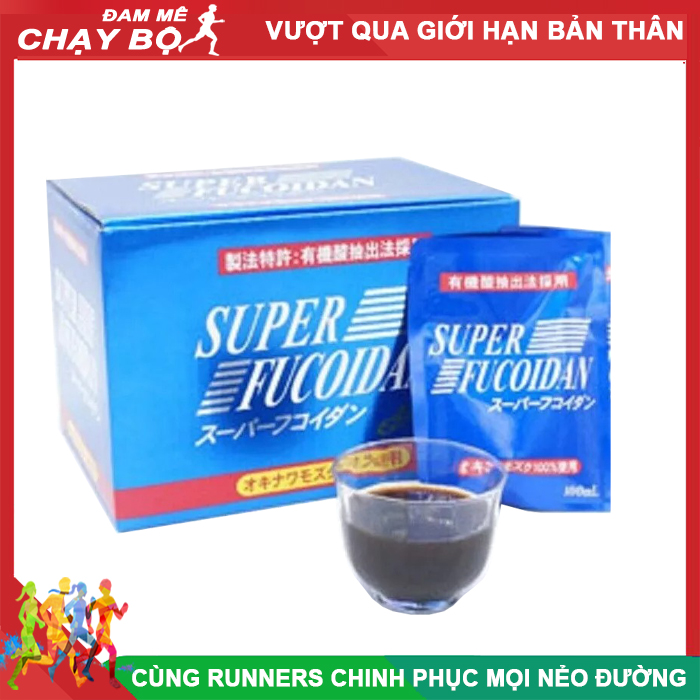 Super Fucoidan Nhập Khẩu chính hãng Nhật Bản. Hộp 30 gói