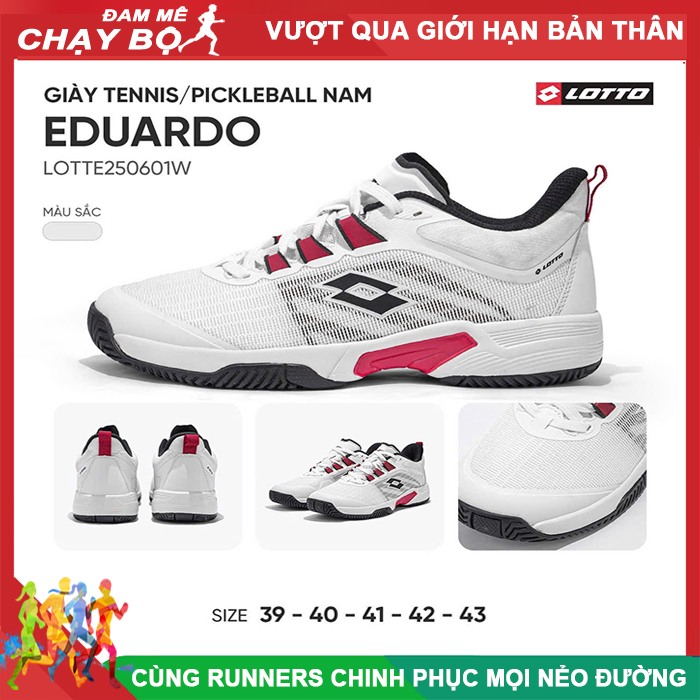 Giày Tennis/Pickleball Lotto Nam Eduardo Lotte250601W